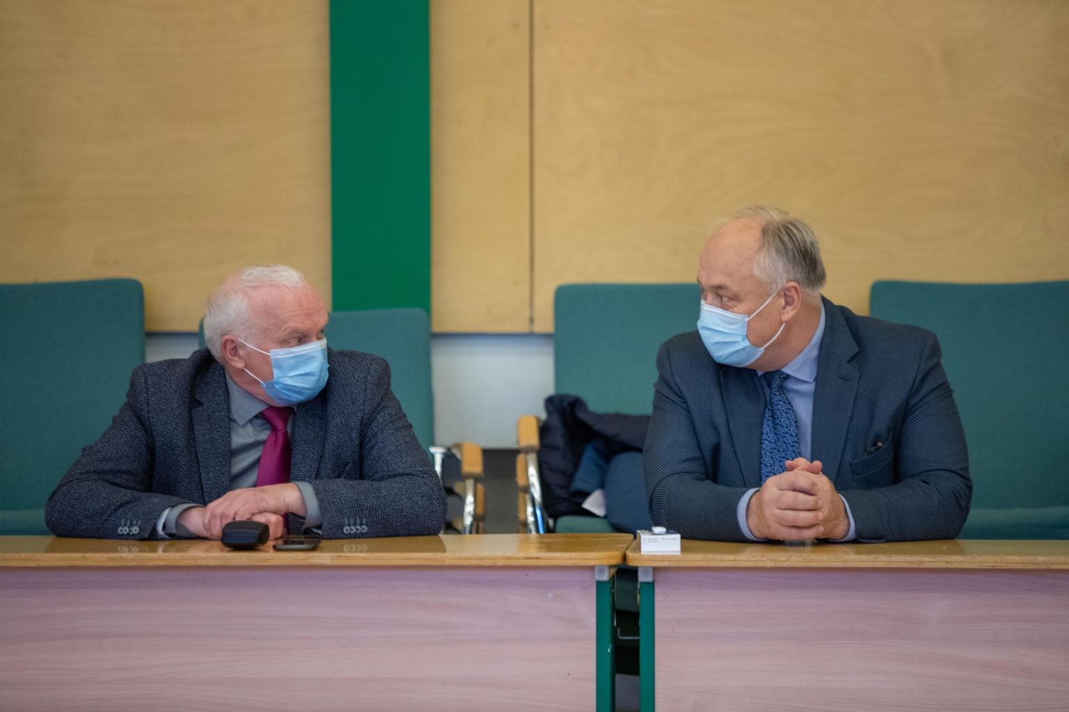 Lembit Kruuse pakkus Isamaa vallavanema kandidaadina välja Jüri Hanseni (vasakul), kes oli valimistel kandideerinud hoopis teises nimekirjas, ning see on koalitsioonis tekitanud arutelu, kelle vallavanem ta siis oleks.