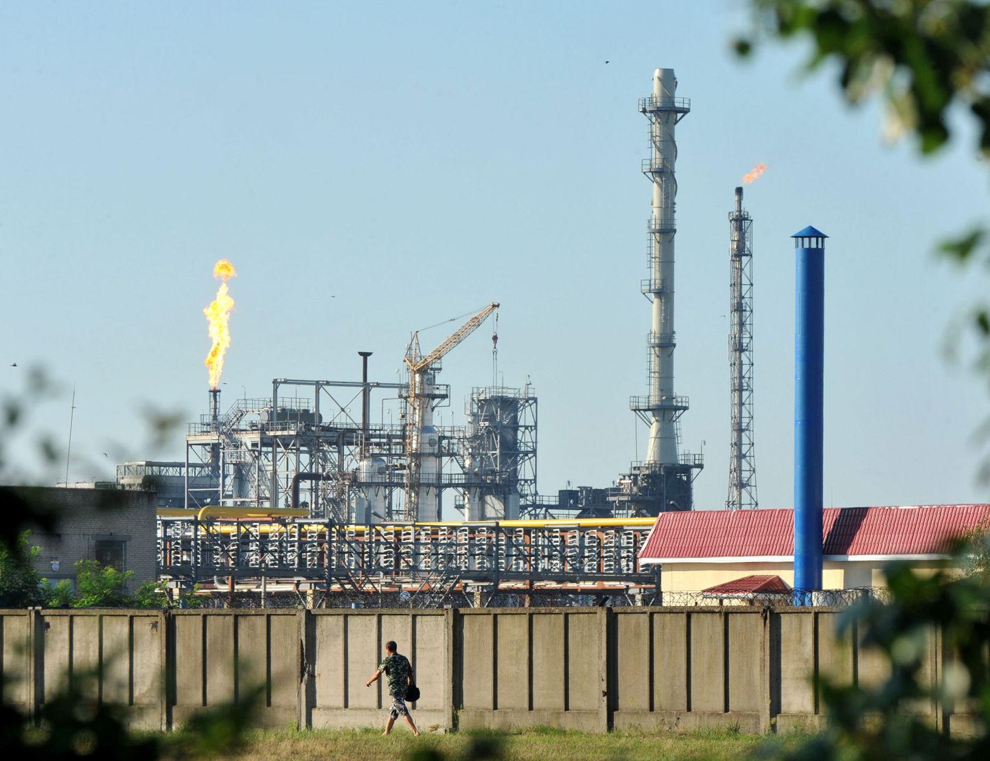 Mozyri naftatöötlemistehas Valgevenes.