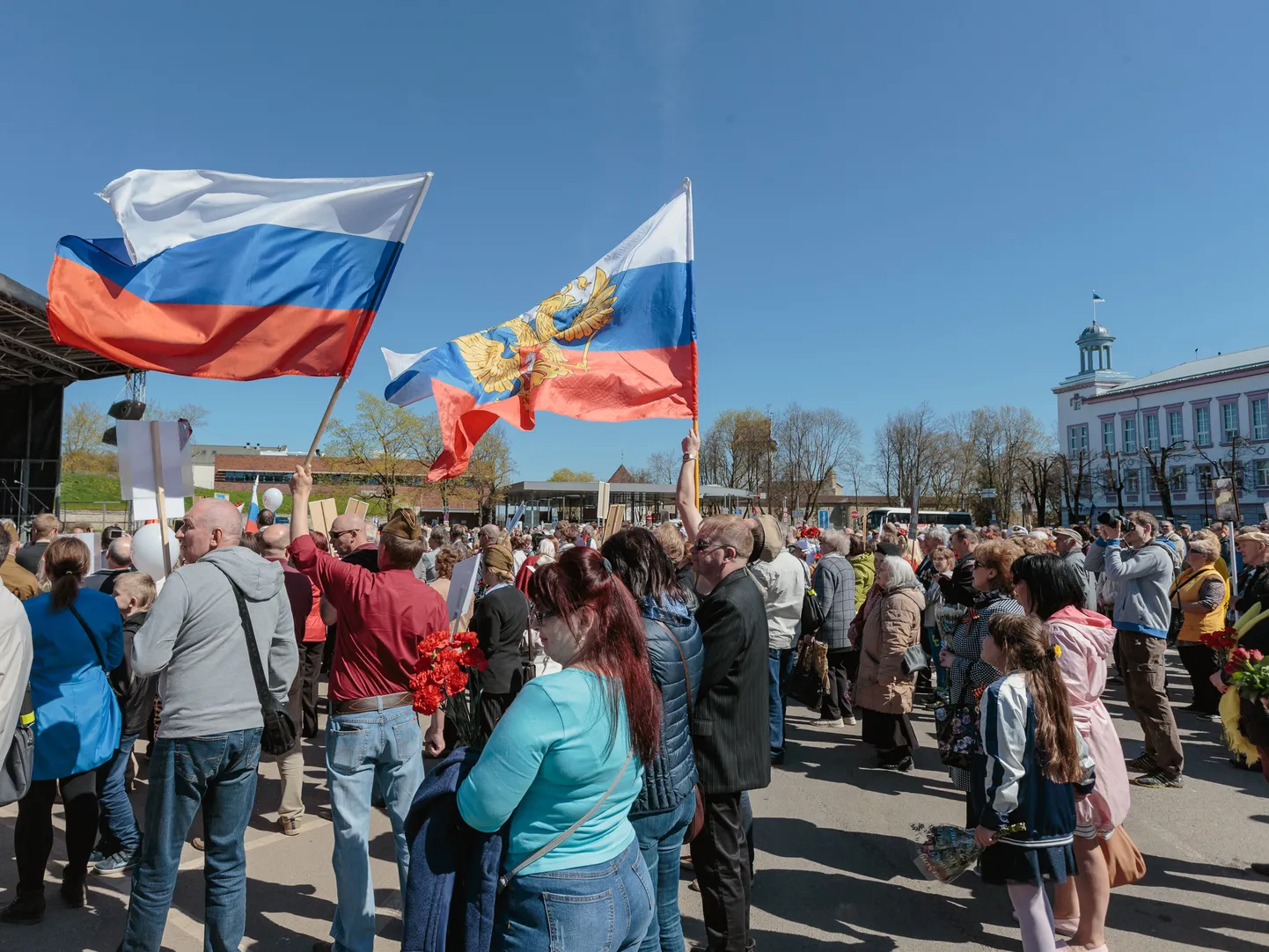 9. mai Narva Peetri platsil aastal 2018.
