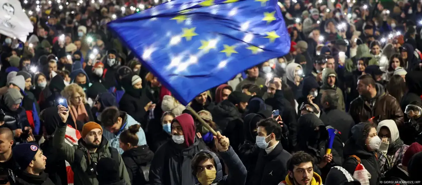 Протесты в Грузии