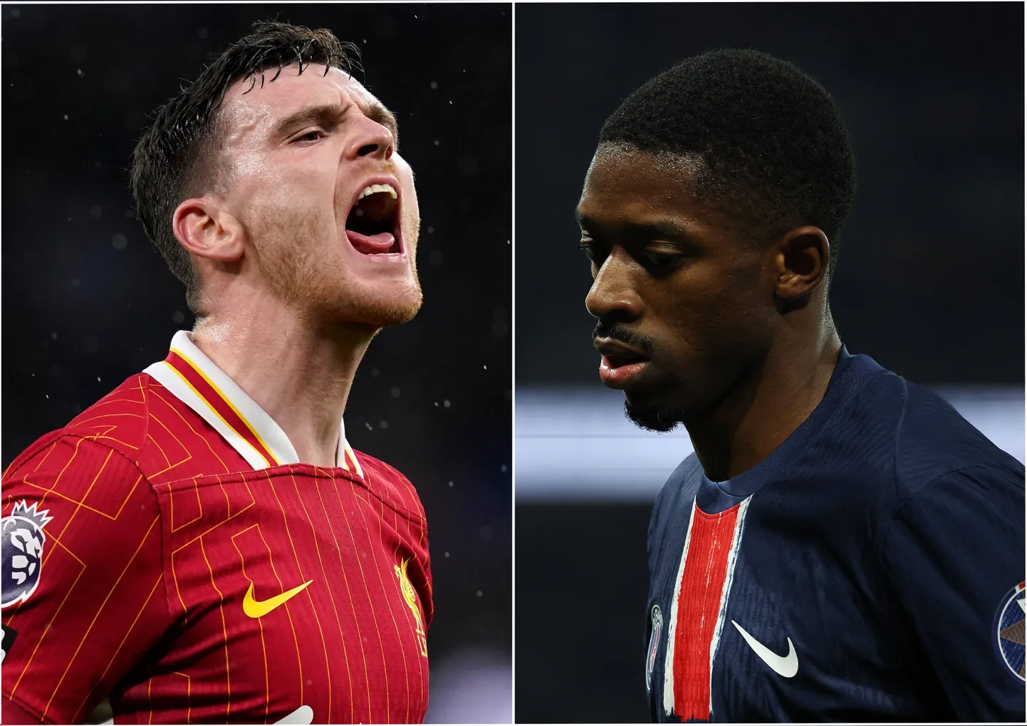 Meistrite liiga kaheksandikfinaalis loositi kokku Liverpool ja Paris Saint-Germain. Kumb jääb vastasseisus peale, kas Liverpooli vasakkaitsja Andrew Robertson või PSG ääreründaja Ousmane Dembele?