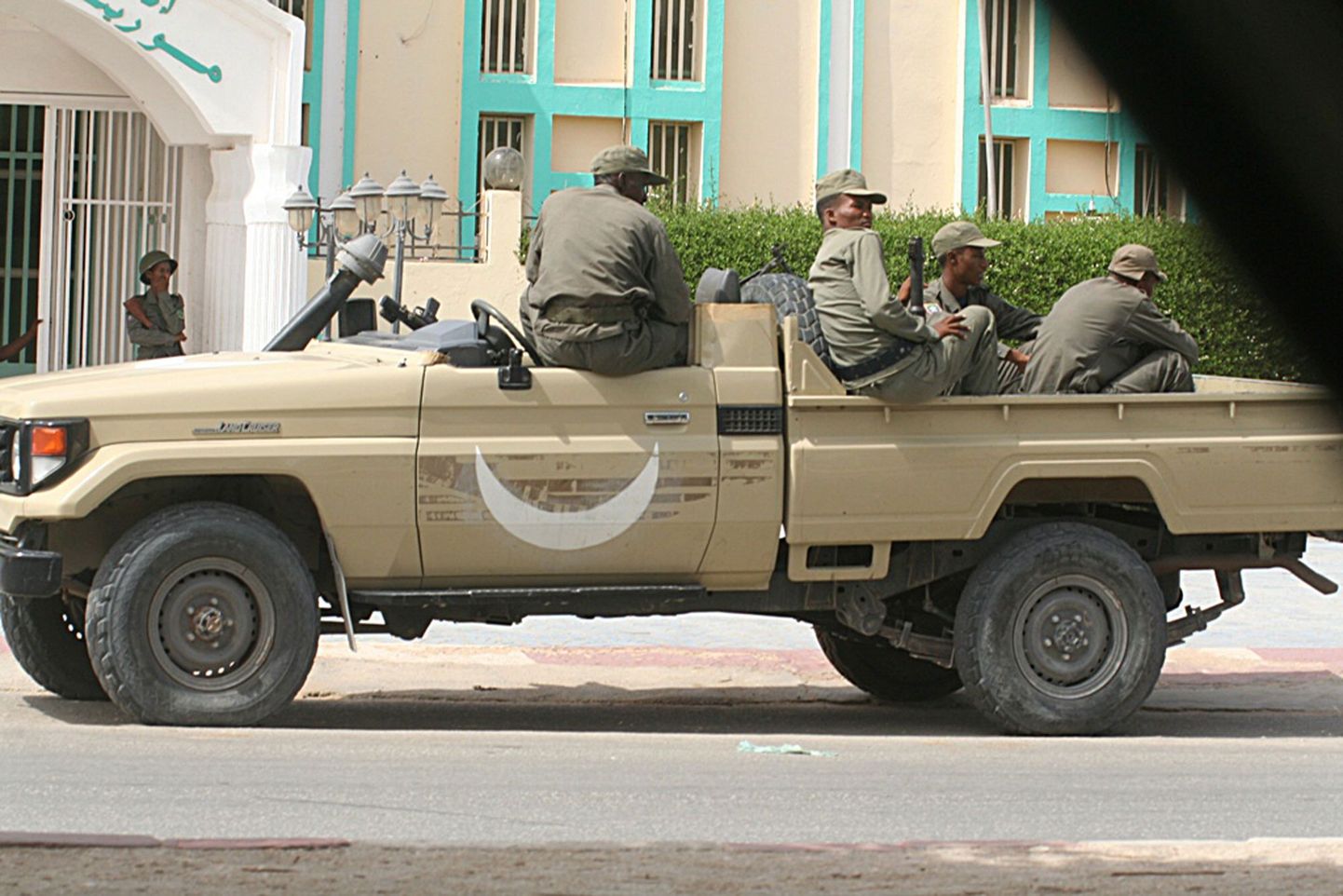 Sõjaväepatrull Mauritaania pealinnas Nouakchotis.