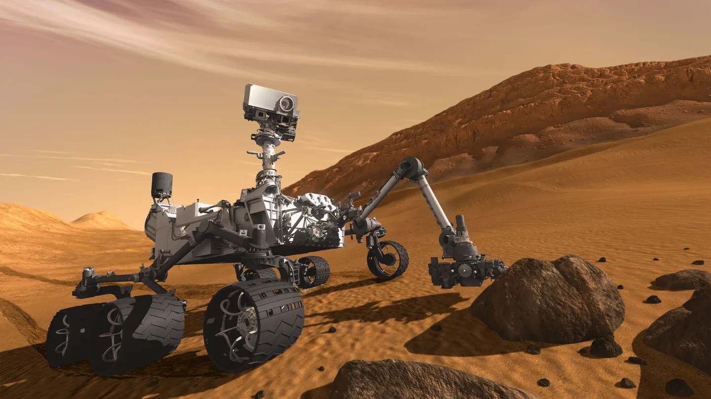 Kunstniku nägemus NASA Marsi-uuringutest.