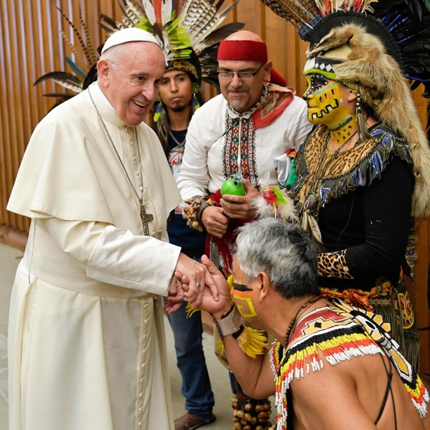 Папа Франциск на аудиенции с паствой