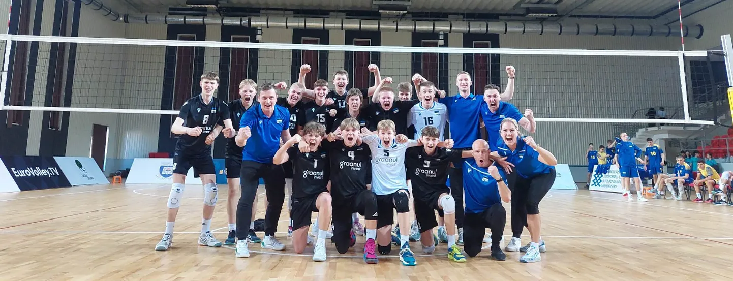 Noormeeste U17 võrkpallikoondis.