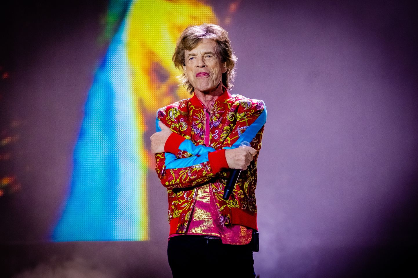 "The Rolling Stones" koncerts Amsterdamā 2022. gada jūlijā.