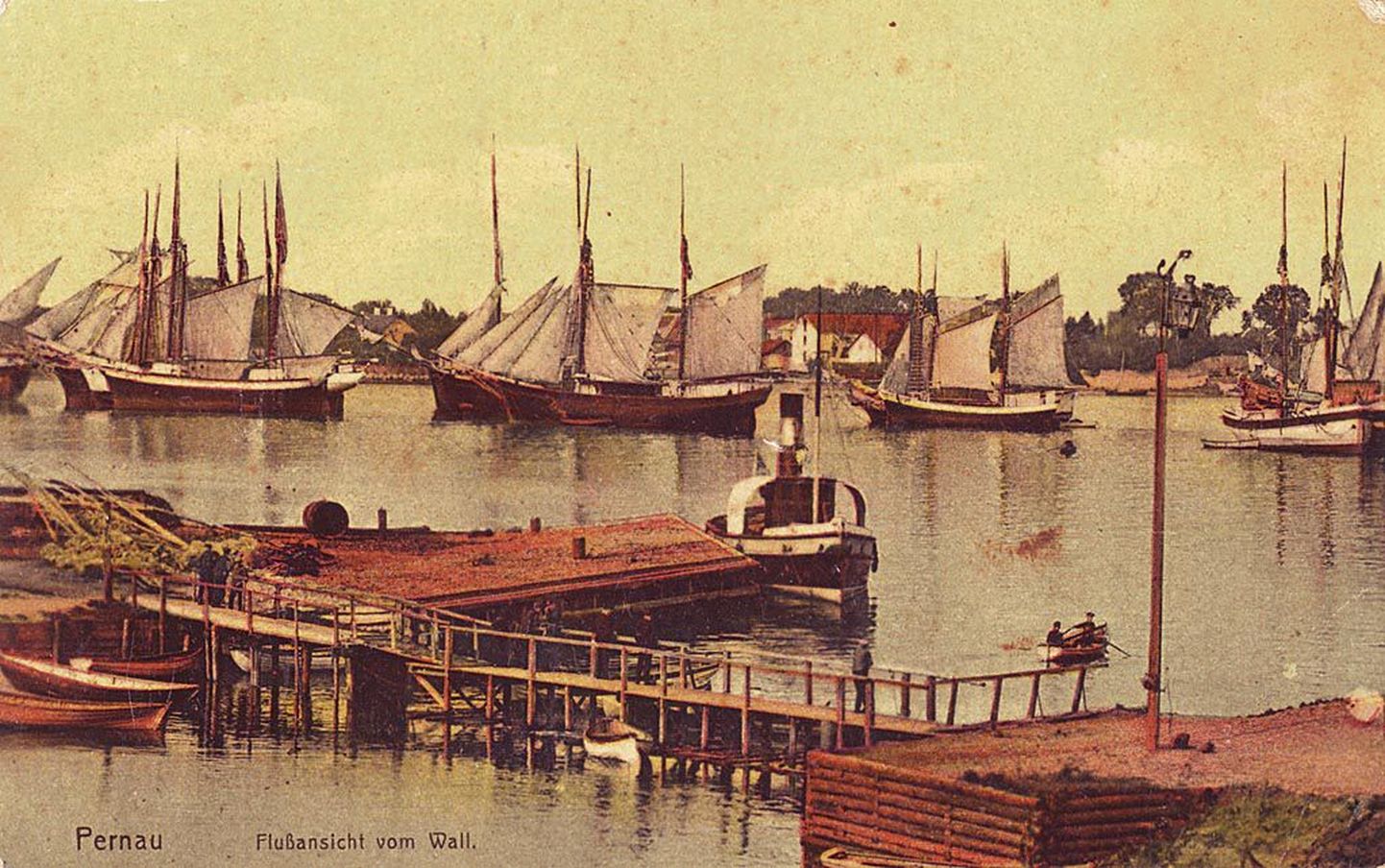 Eesti purjelaevastiku kuldajal ei mahtunud alused meresõiduperioodil Pärnu sadamasse ja jõele ära.