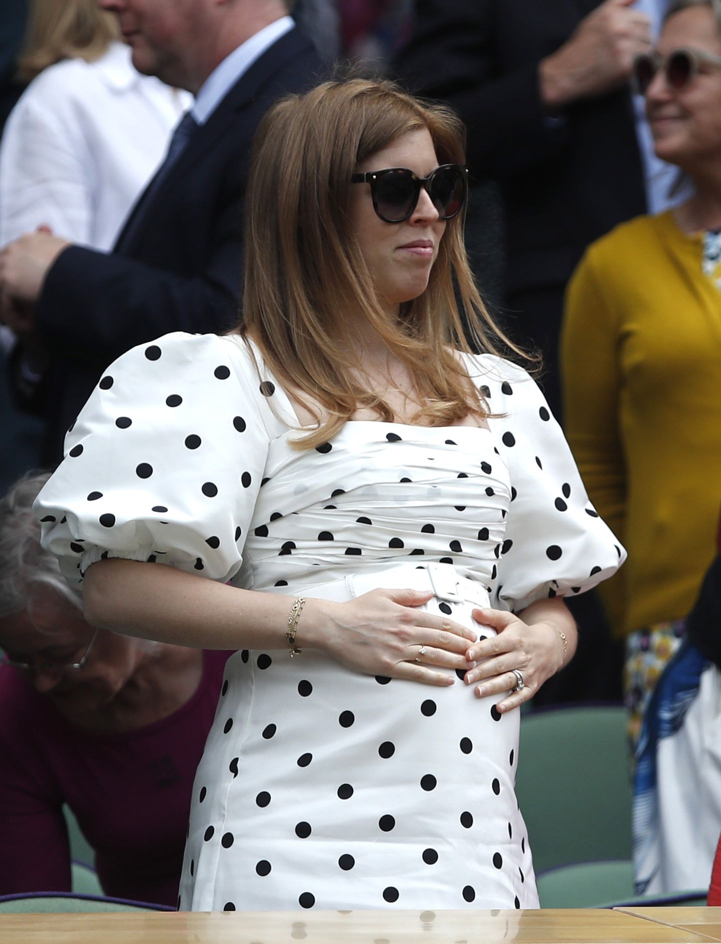 Lapseootel printsess Beatrice juulis 2021 Wimbledoni tenniseturniiril