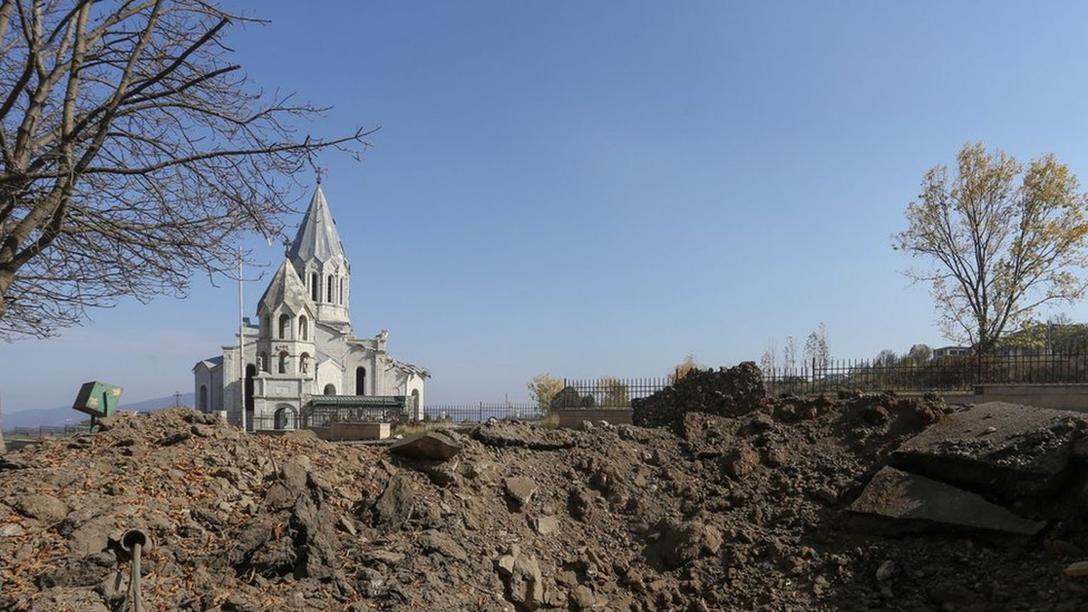Церковь Казанчецоц в Шуше (Шуши) стала одним из символов противостояния в Нагорном Карабахе