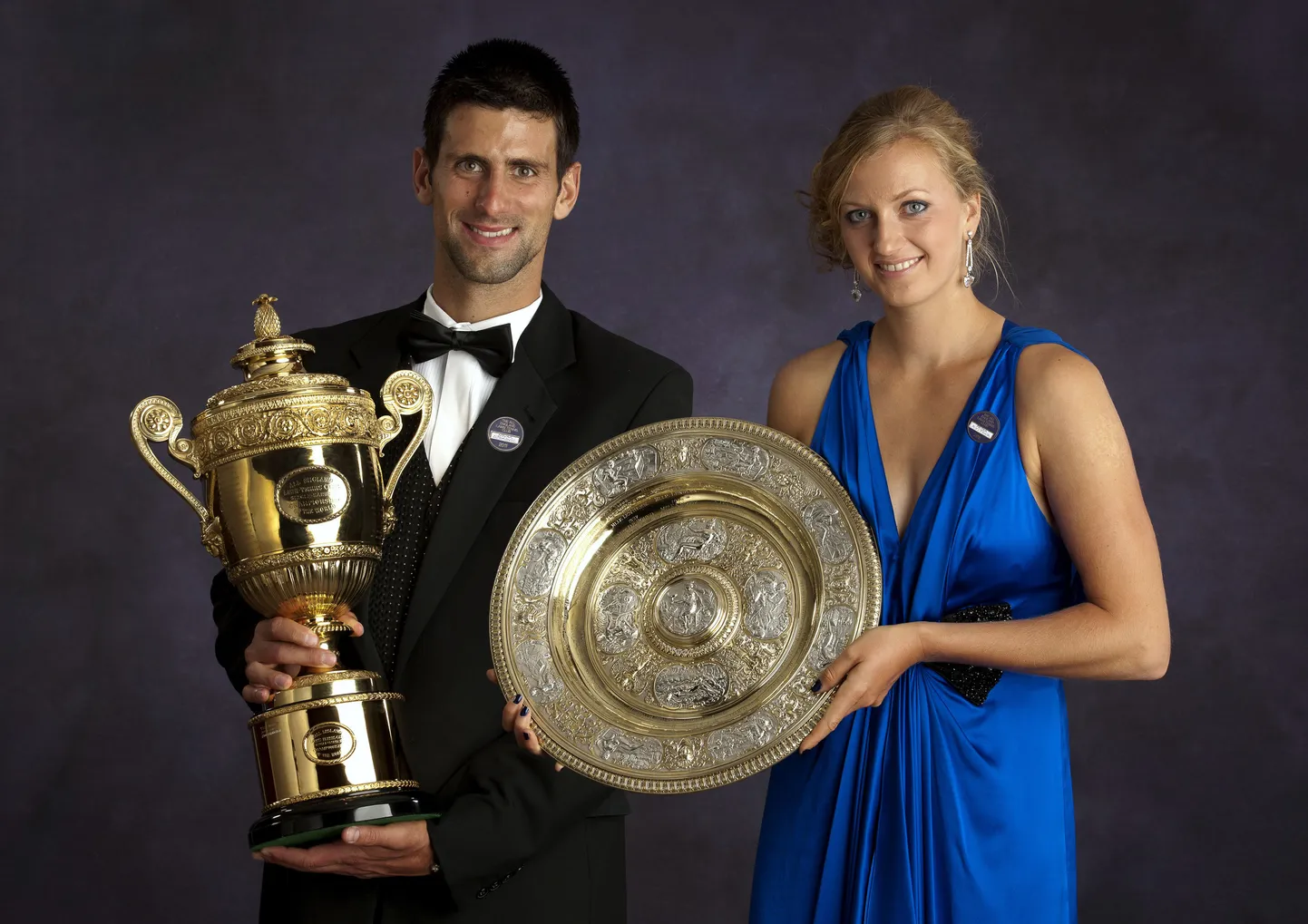 Novak Djokovic ja Petra Kvitova.