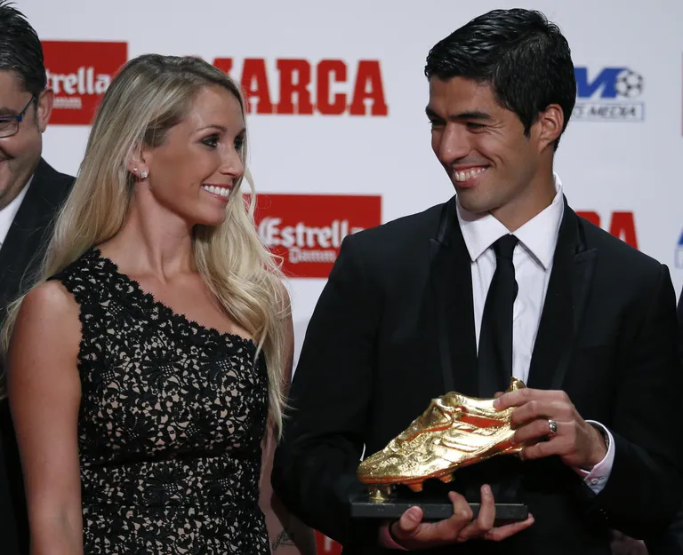 Luis Suarez ja ta naine Sofia Balbi