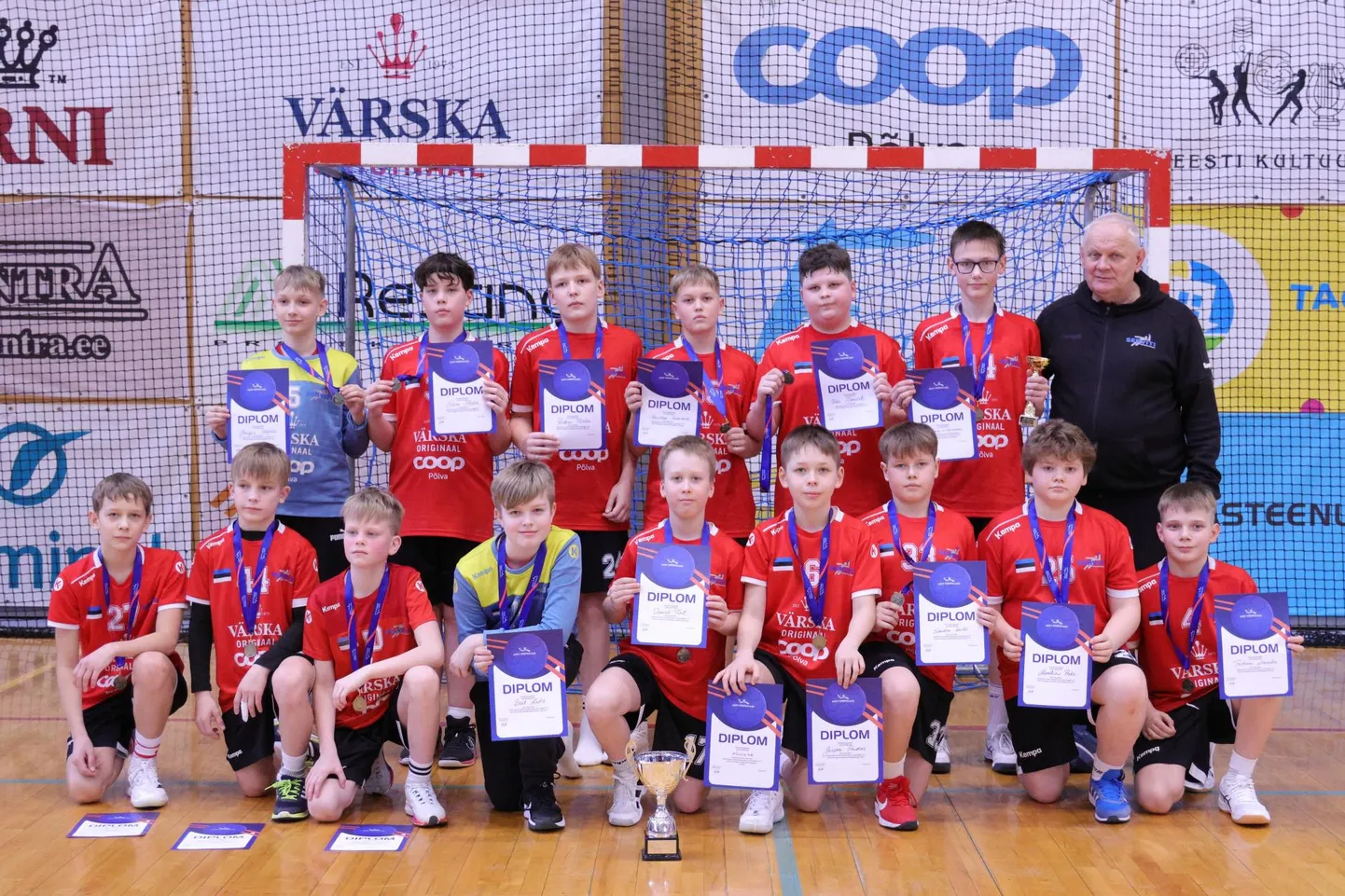 Teisele kohale tulnud Põlva KPK/Põlva SK võistkond