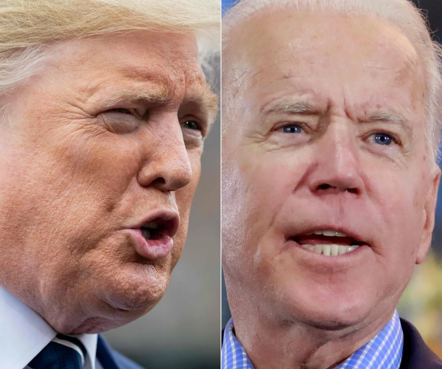 Donald Trump ja Joe Biden.