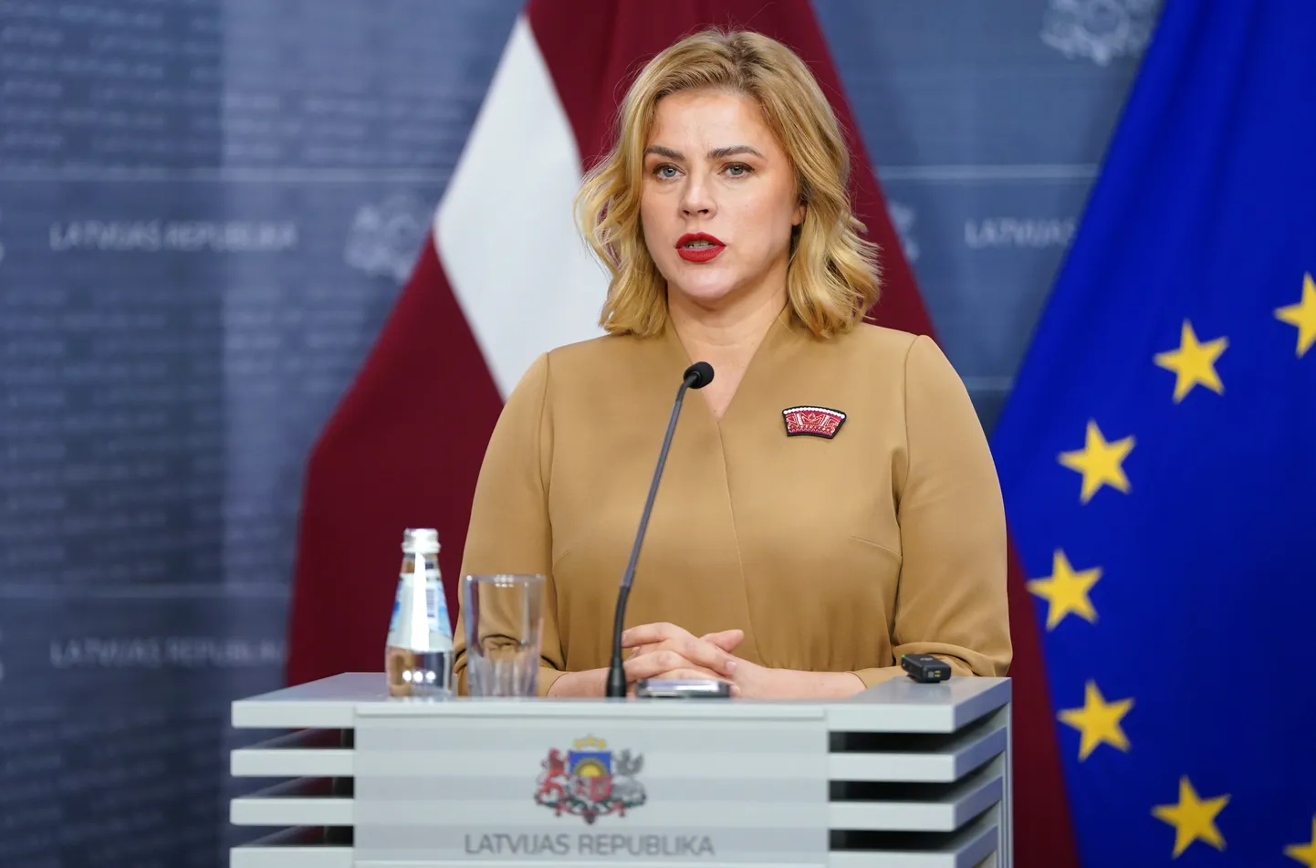 Ministru prezidente Evika Siliņa.
