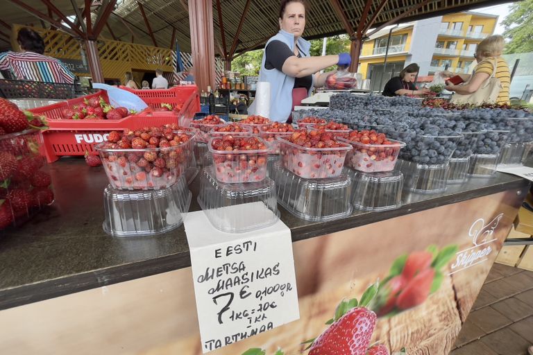 Metsmaasikas, Balti jaama turg