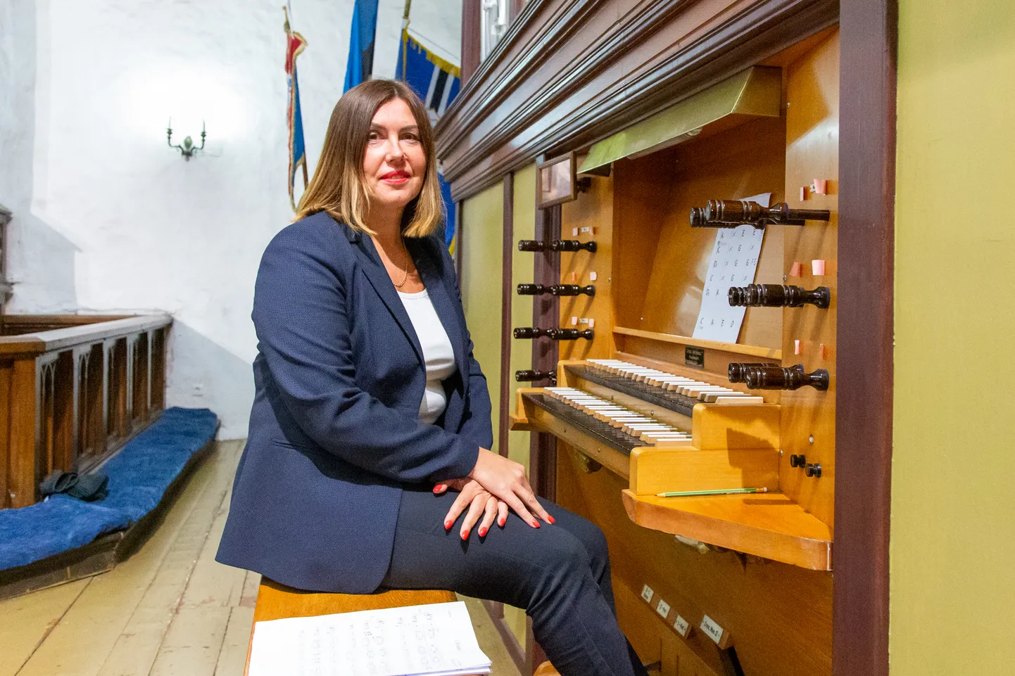 Svetlana Kekiševa on tänulik, et saatus ta kirikusse oreli juurde on toonud.