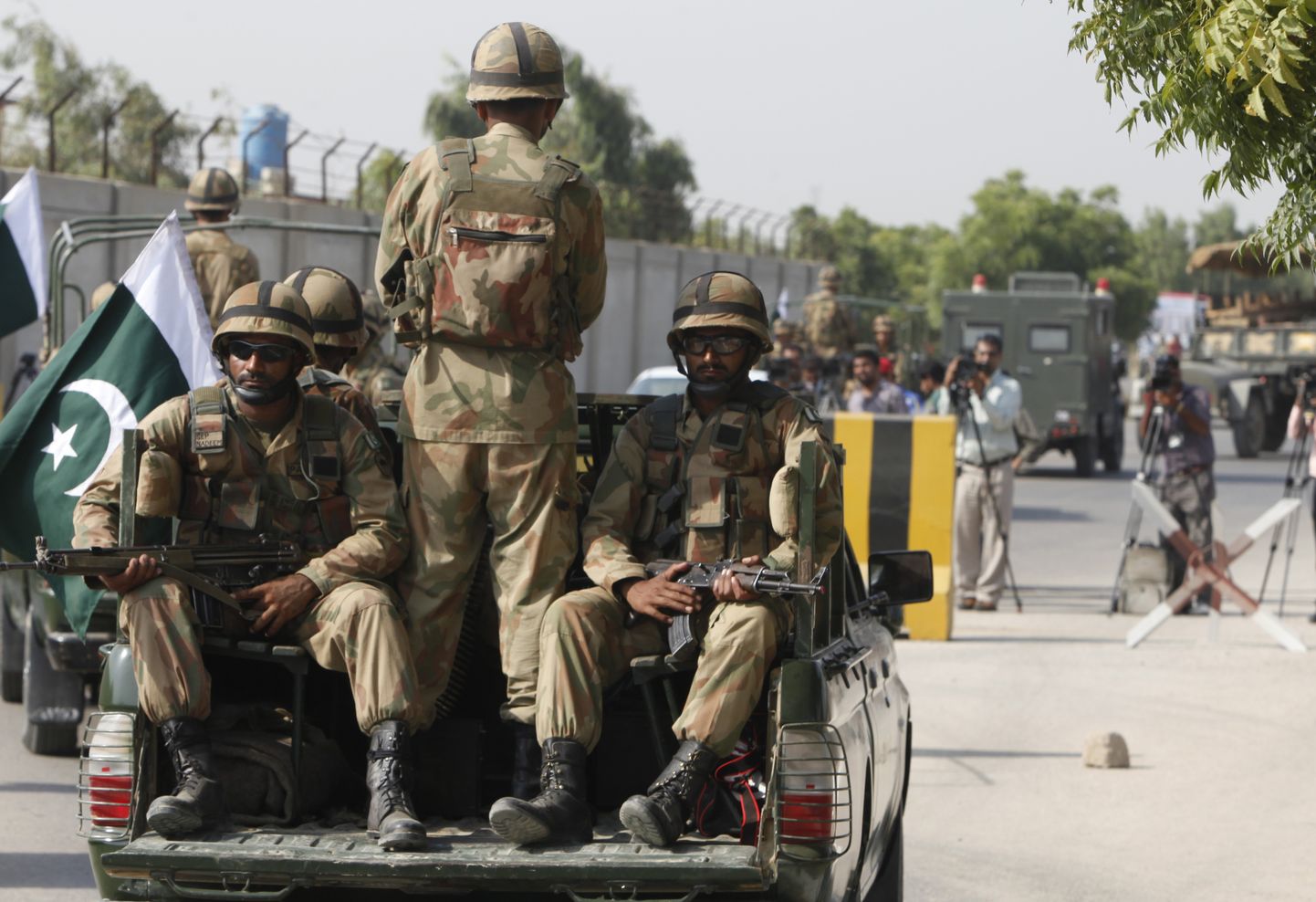 Pakistani sõdurid rahutus Belutšistani provintsis.