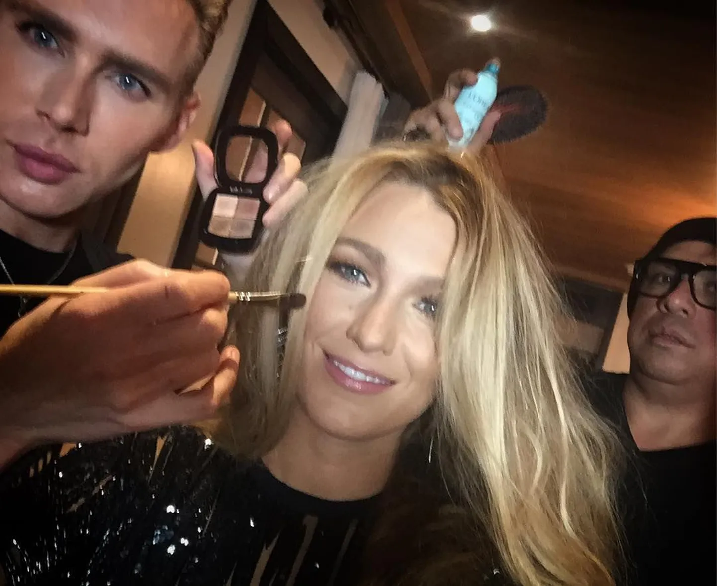 Blake Lively koos stilist Rod Ortegaga