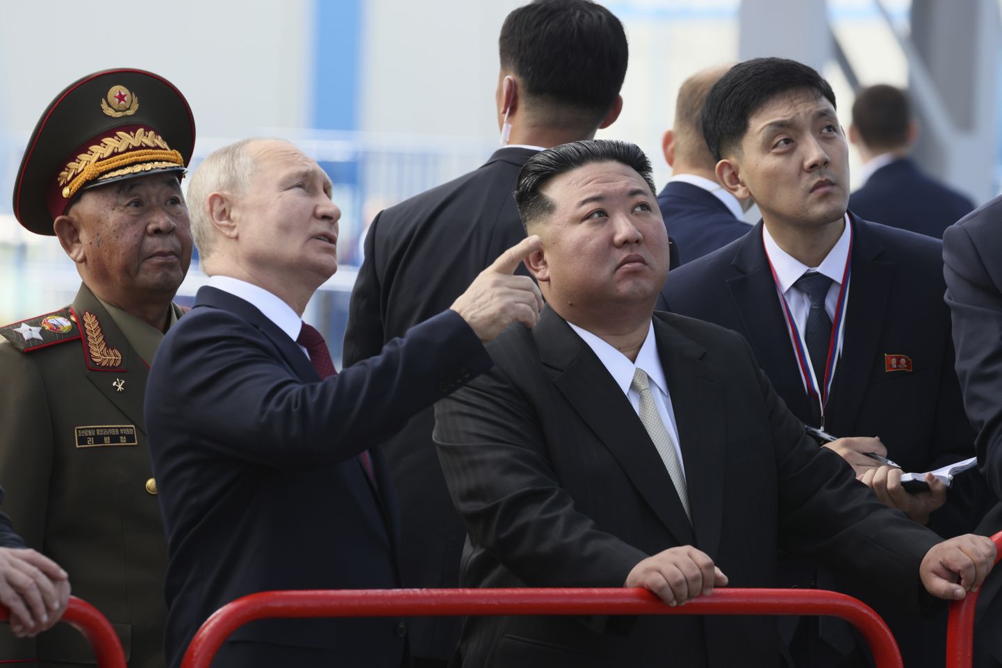 Venemaa ja Põhja-Korea riigijuhid mullu septembris.