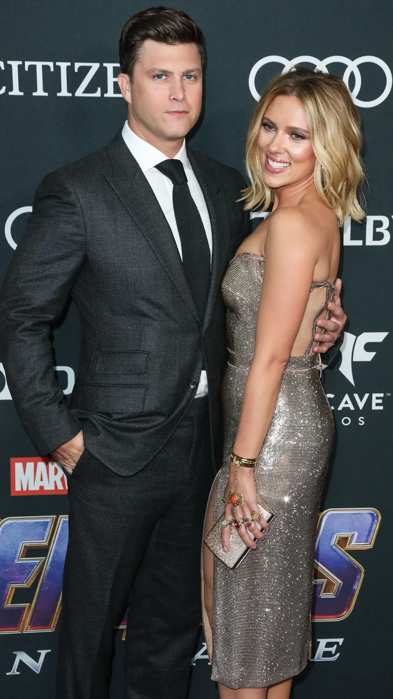 Colin Jost ja Scarlett Johansson, 2019.