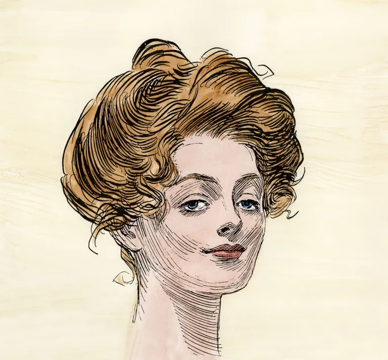 Klassikaline Gibsoni tüdruk, ca 1900