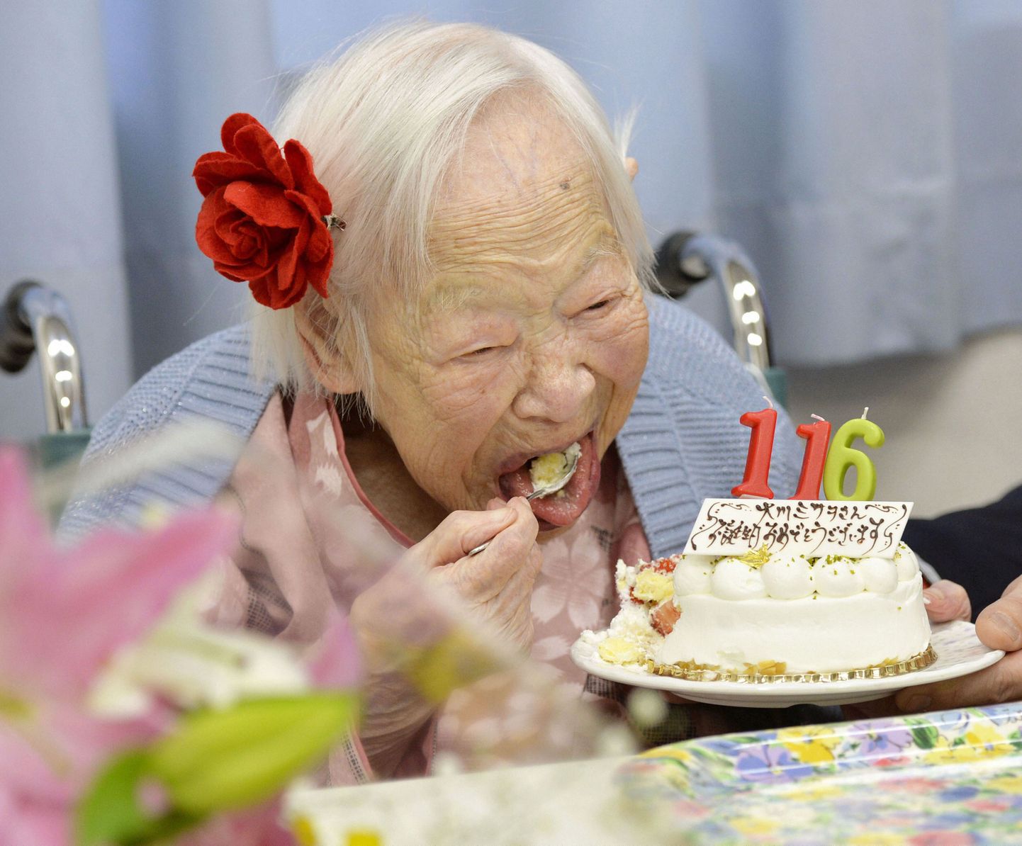 Самой пожилой жительнице Земли, японке Мисао Окаве, в марте исполнилось 117 лет.