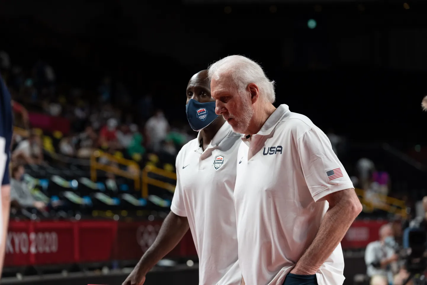 USA peatreener Gregg Popovich.