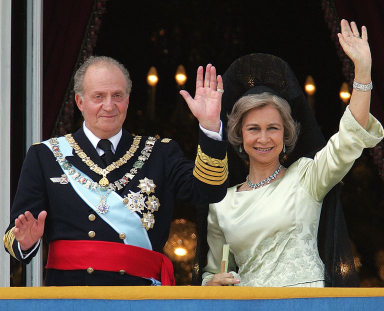 Hispaania kuningas Juan Carlos ja kuninganna Sofia 2014