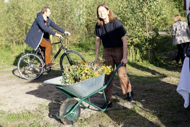 Renāte Lagzdina Riia kesklinna kogukonnaaias.