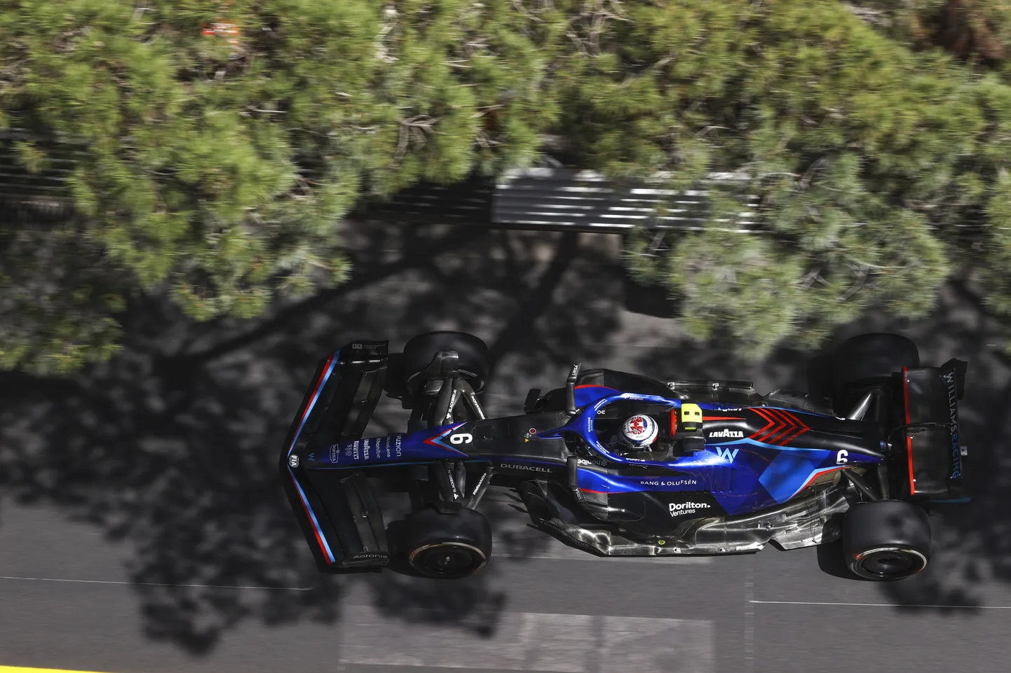 Williamsi sõitja Nicholas Latifi Monte Carlo etapil.