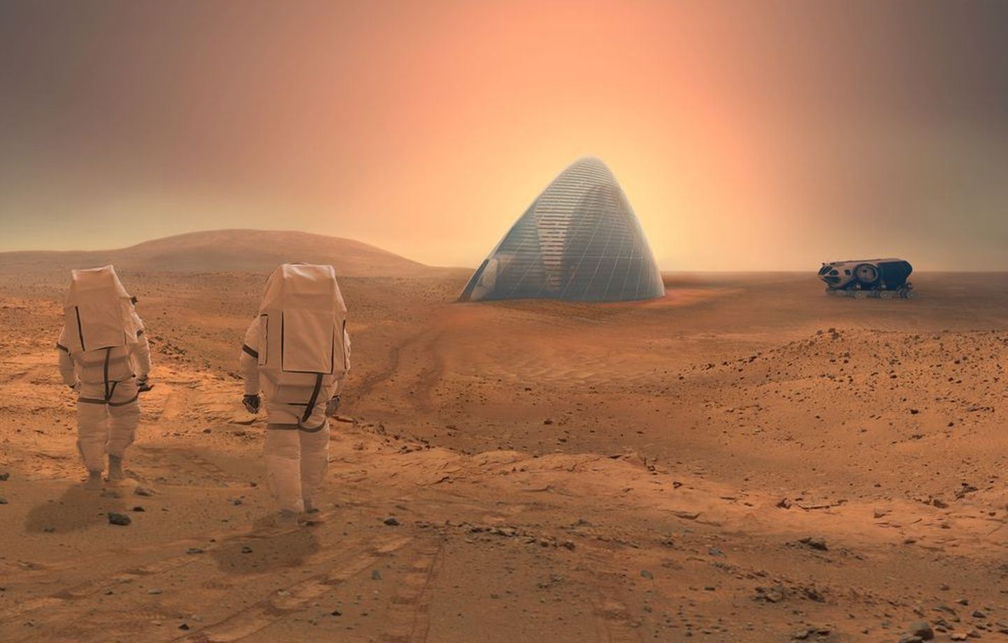 Astronaudid elavad tulevikus Marsil jäämajas?