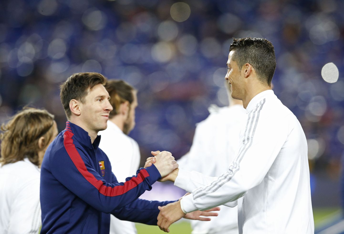 Lionel Messi (vasakul) ja Cristiano Ronaldo