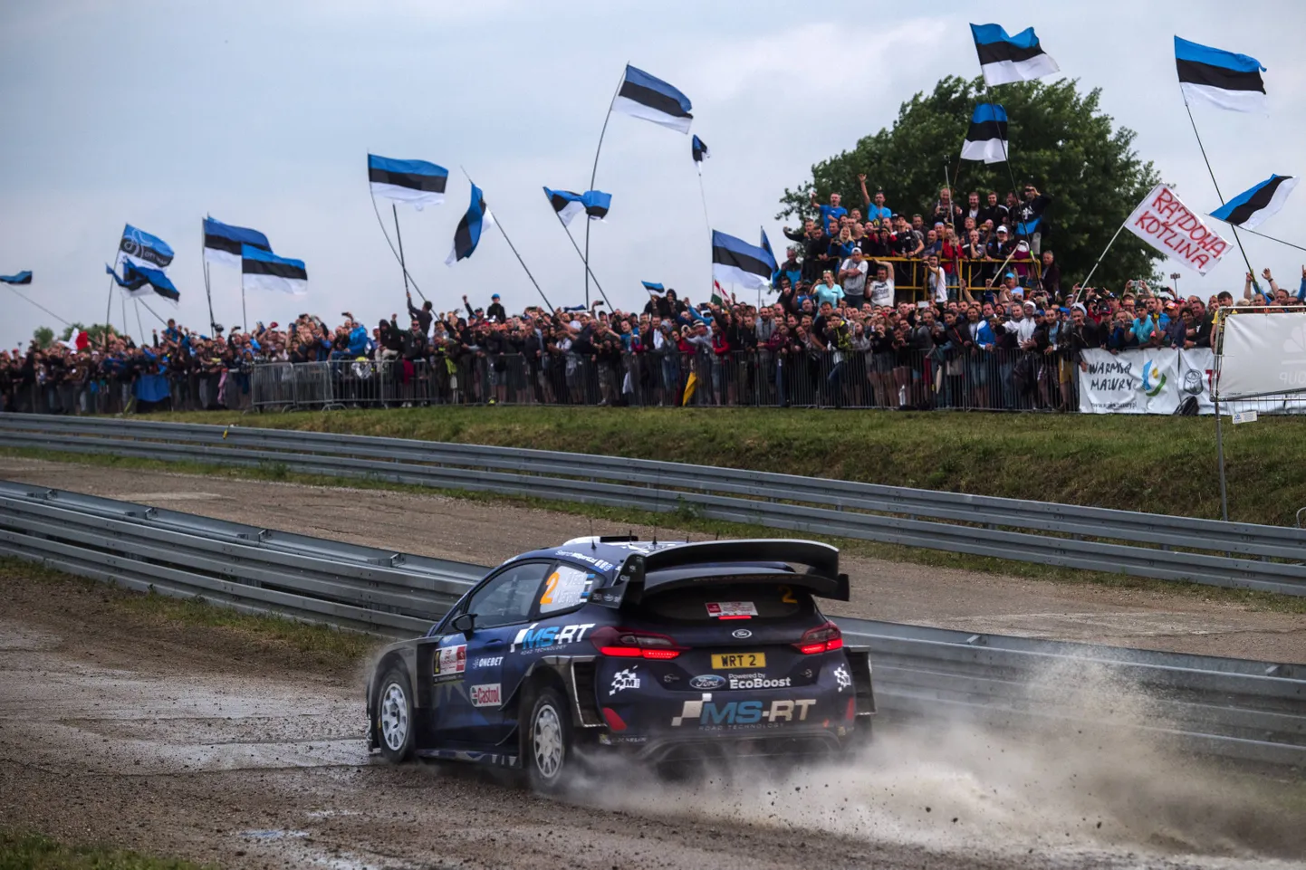 Eesti fännid Poola rallil.