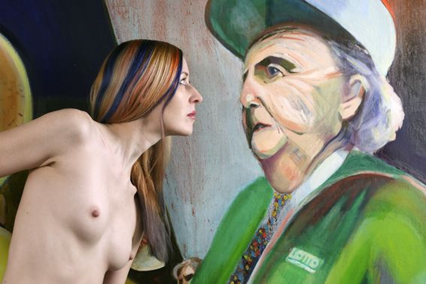 Küsimusele, kas ta oleks nõus 40 aasta pärast nõus alasti poseerima koos maaliga, kus joonistatud noor naine, vastas Fideelia, et ilmselt on, aga see oleneb sellest, kui rahul ta siis oma kehaga on.