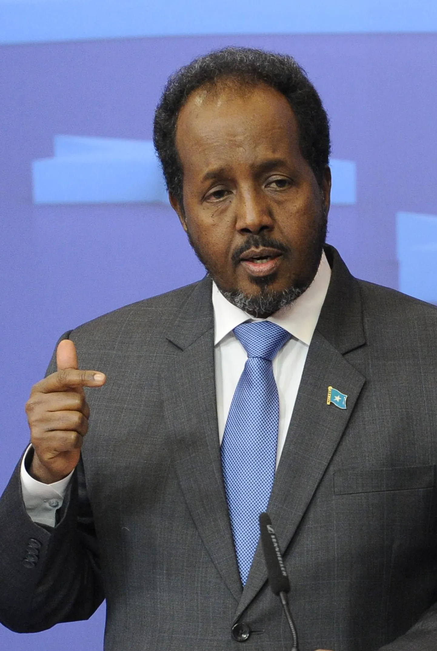 Somaalia president Hassan Sheikh Mohamud