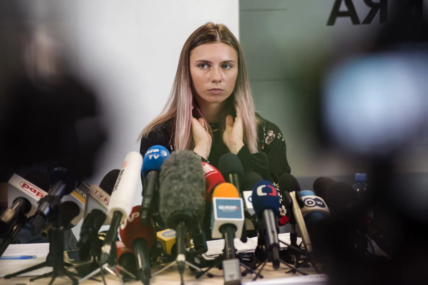 Krsistsina Tsimanovskaja.