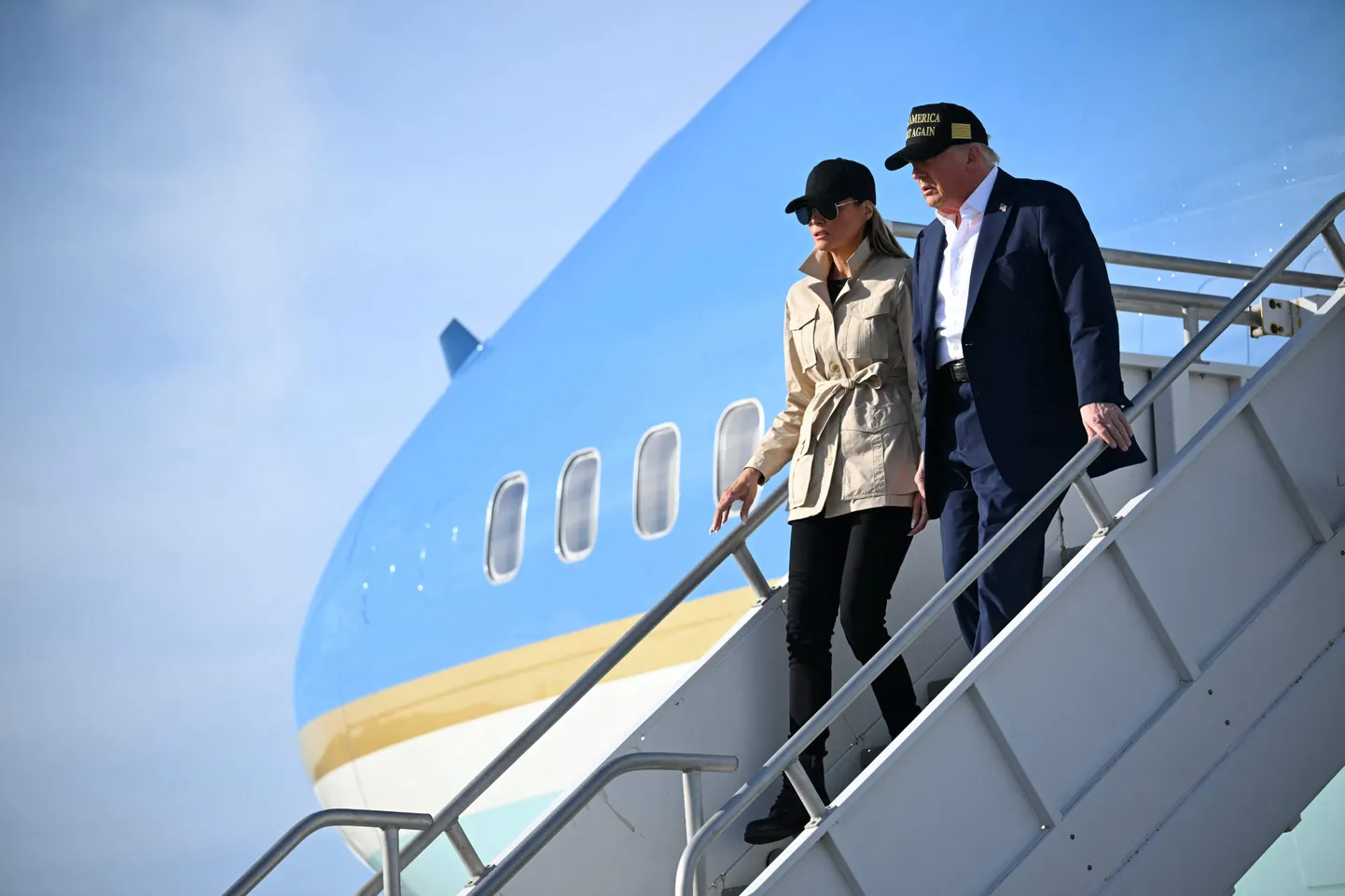 Дональд и Мелания Трамп.