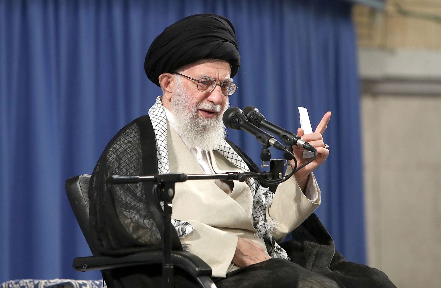 Iraani kõrgeim riigijuht, ajatolla Khamenei.
