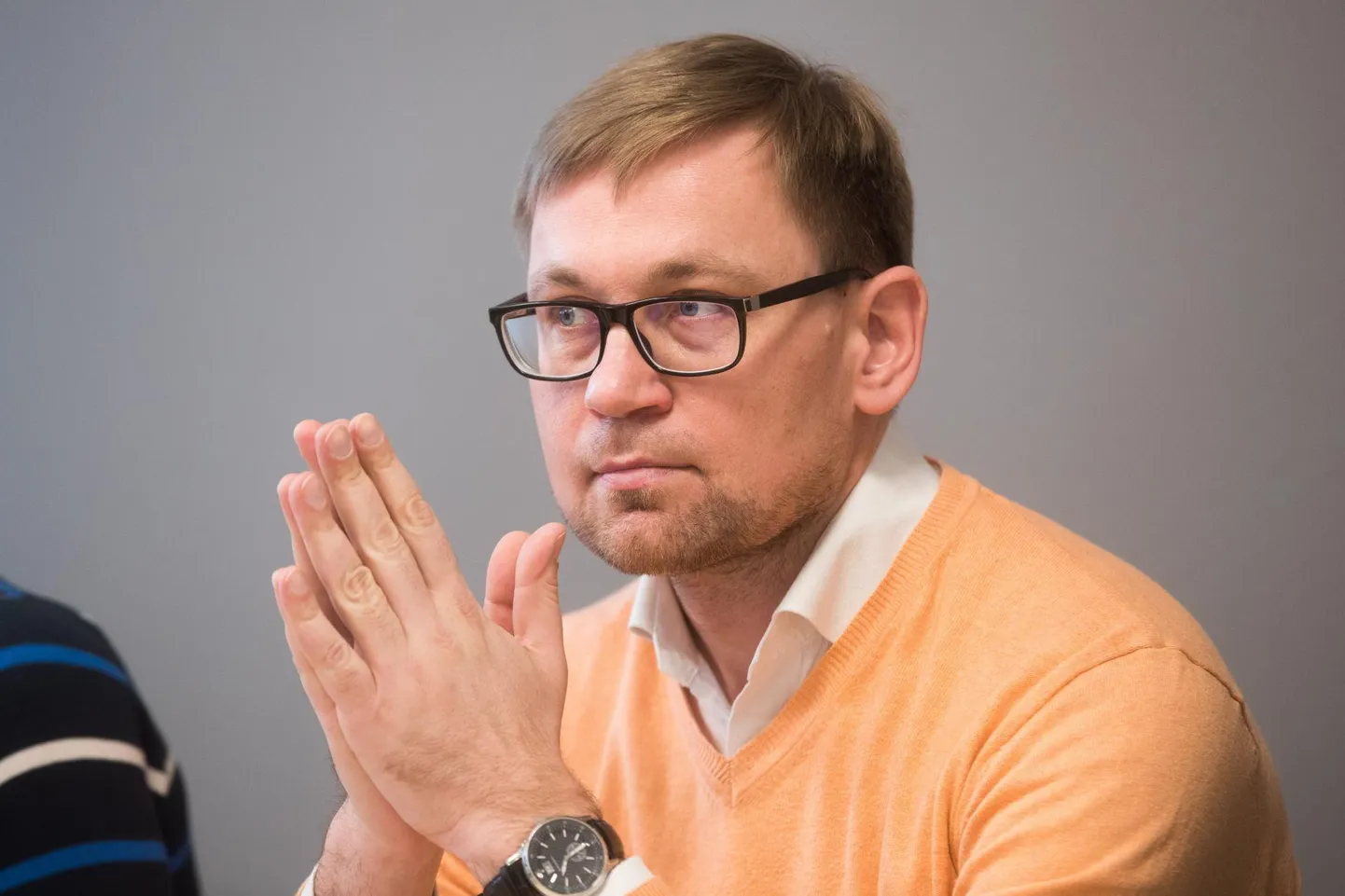 Eesti Ametiühingute Keskliidu esimees Peep Peterson.