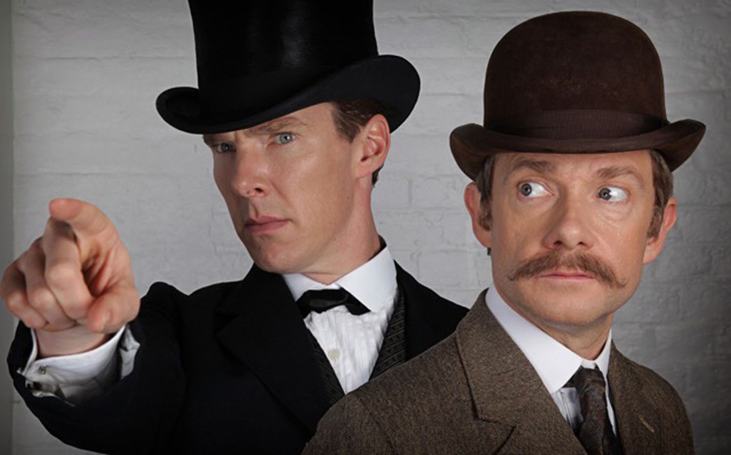 Seitse aastat jooksnud Briti sarjas «Sherlock» kehastasid Holmesi ja Watsonit näitlejad Benedict Cumberbatch ja Martin Freeman.