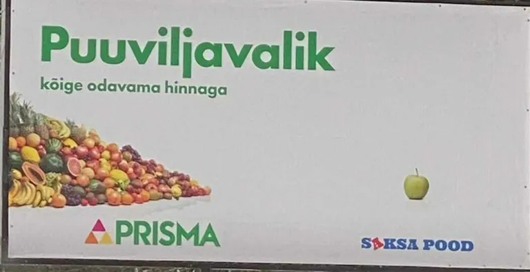 Prisma reklaam.