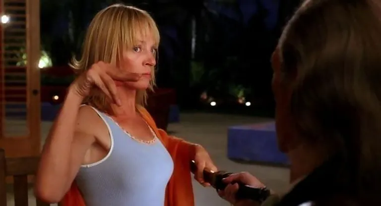 Uma Thurman ja David Carradine filmis «Kill Bill vol 2»