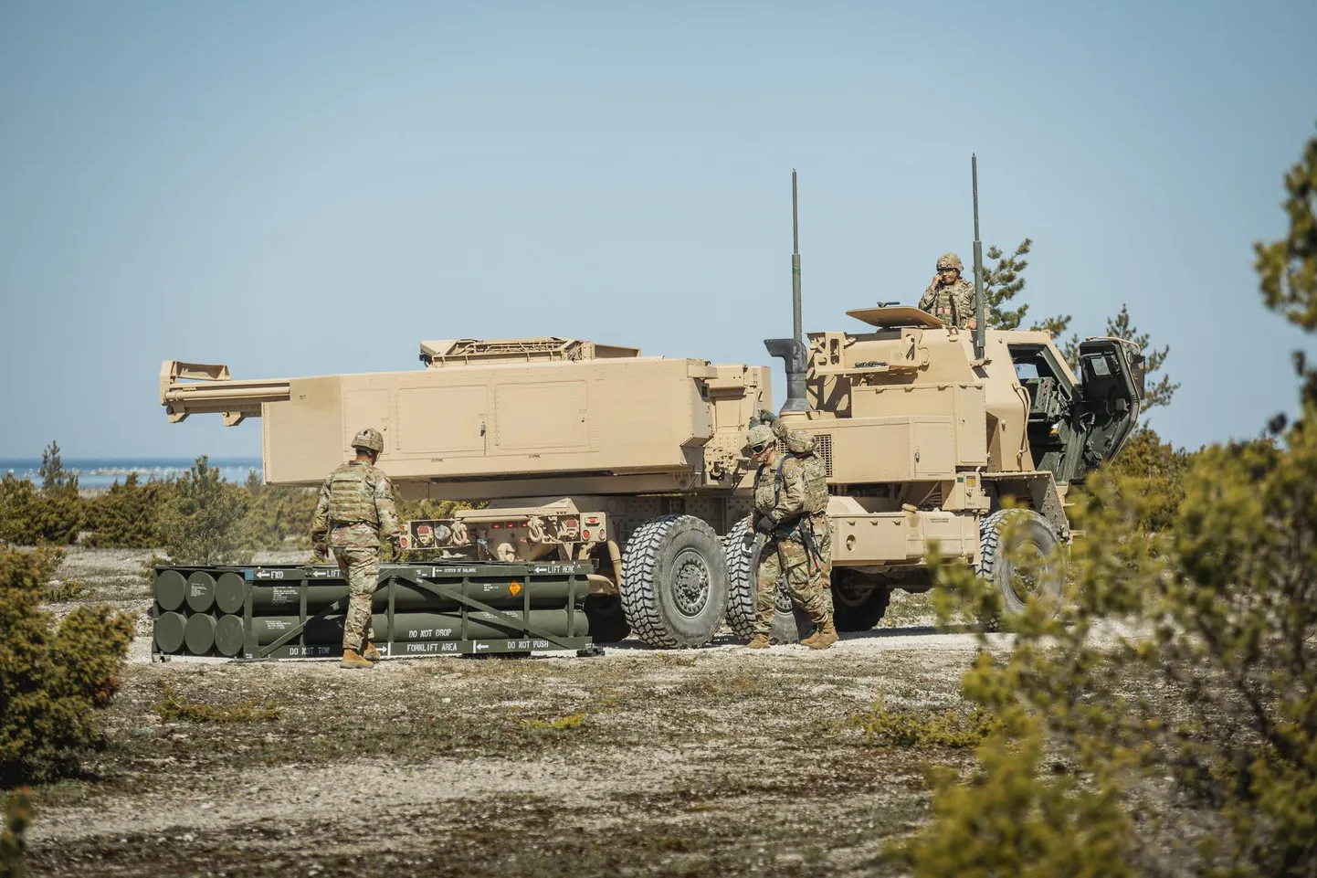 Raketisüsteem HIMARS Saaremaal 23. mail.
