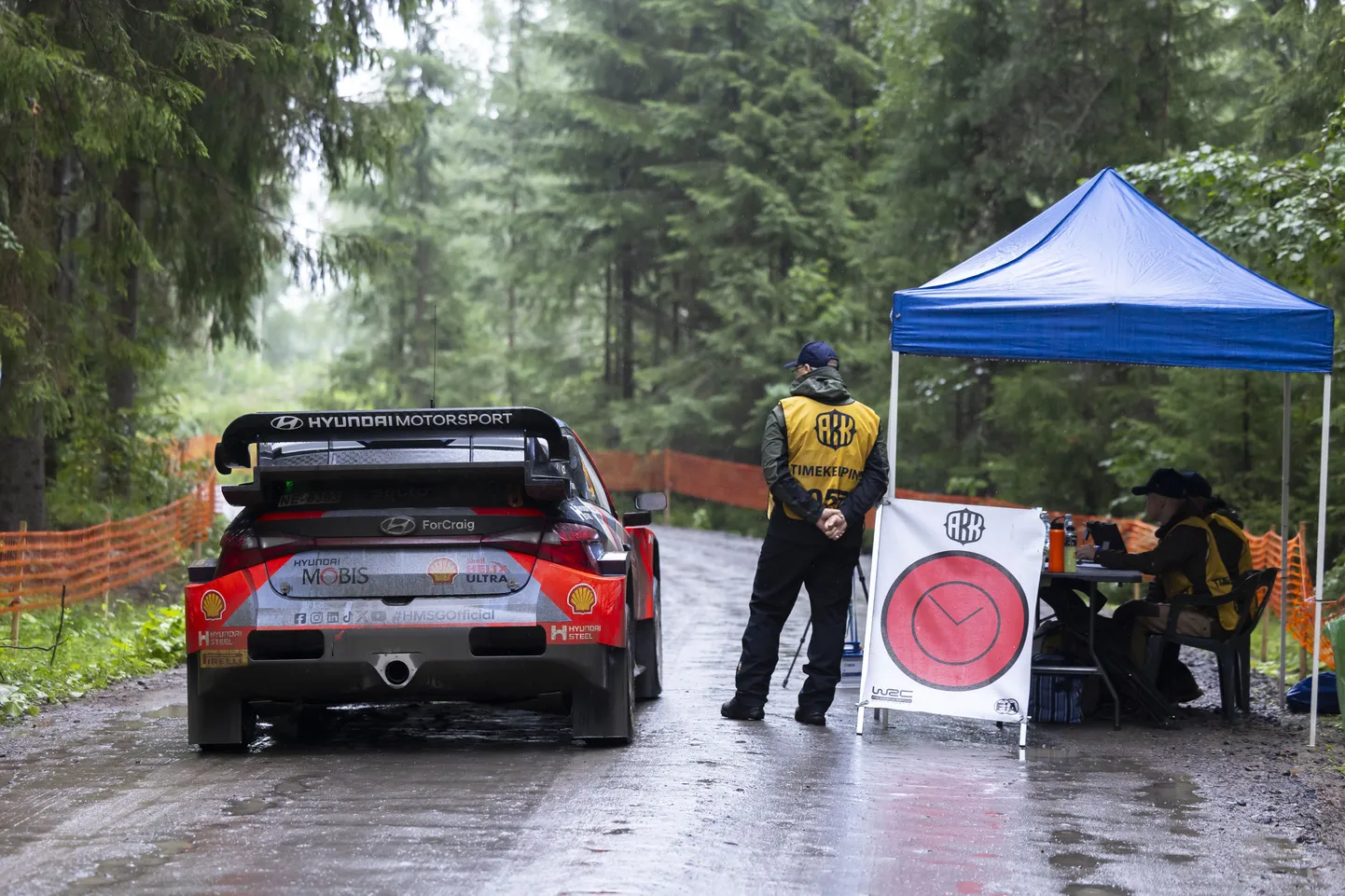 Ott Tänak ja Martin Järveoja Soome rallil.