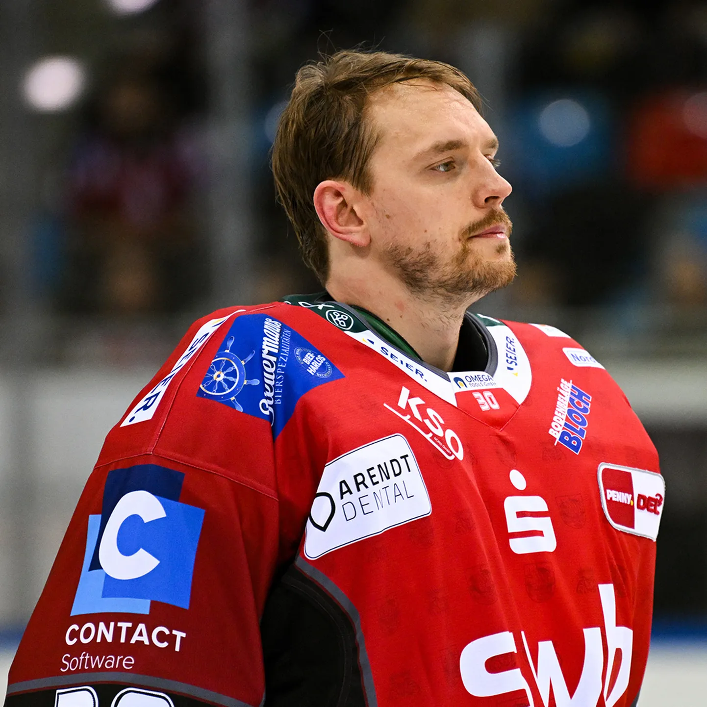 Latvijas hokeja vārtsargs Kristers Gudļevskis
