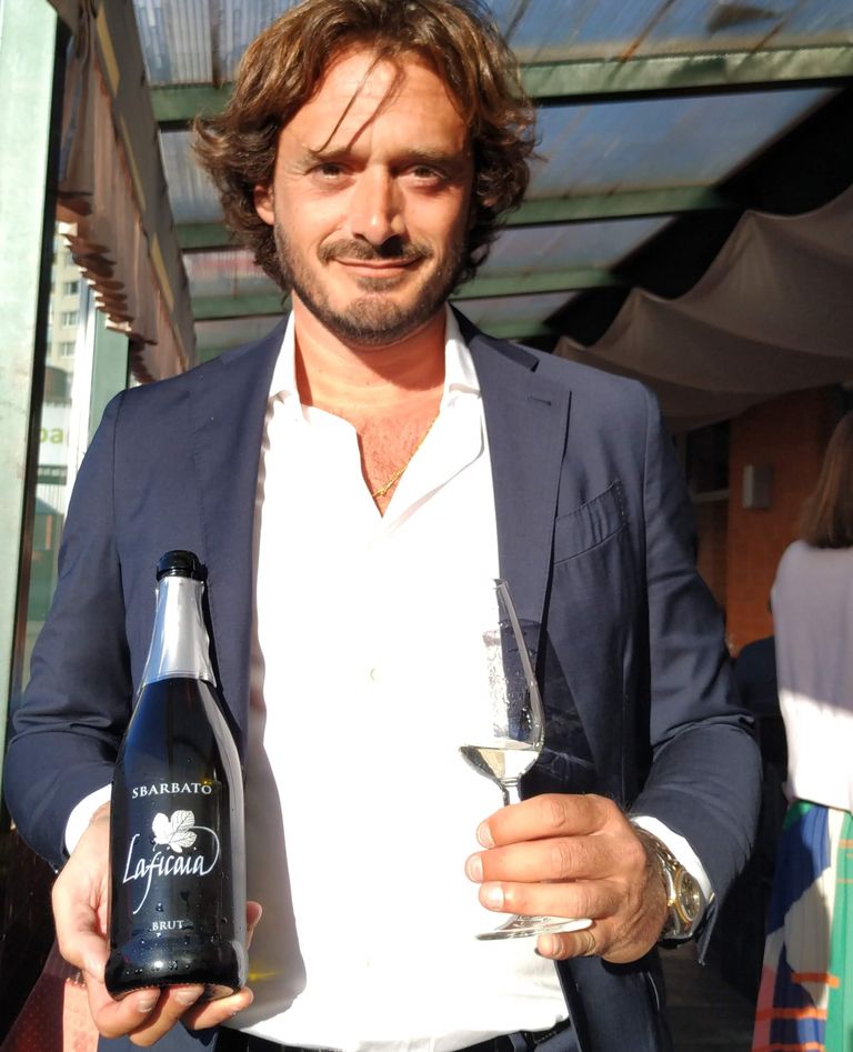 Гость ресторана - итальянский винодел Энрико Пьянтато.