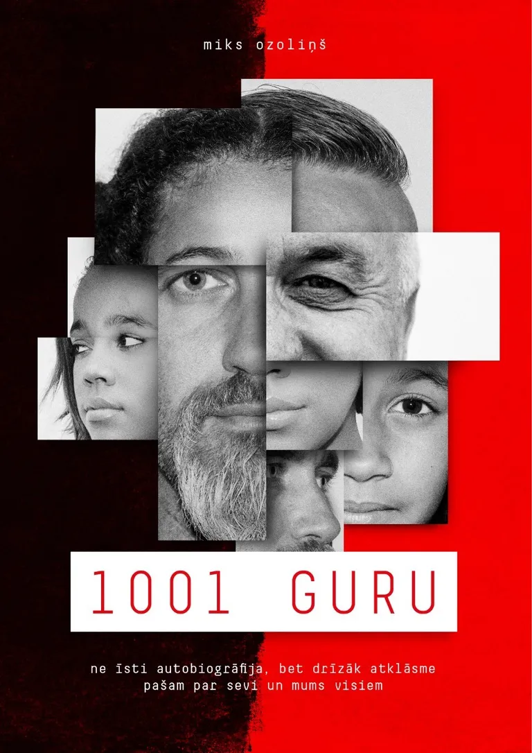 Mika Ozoliņa grāmatas "1001 guru" vāks