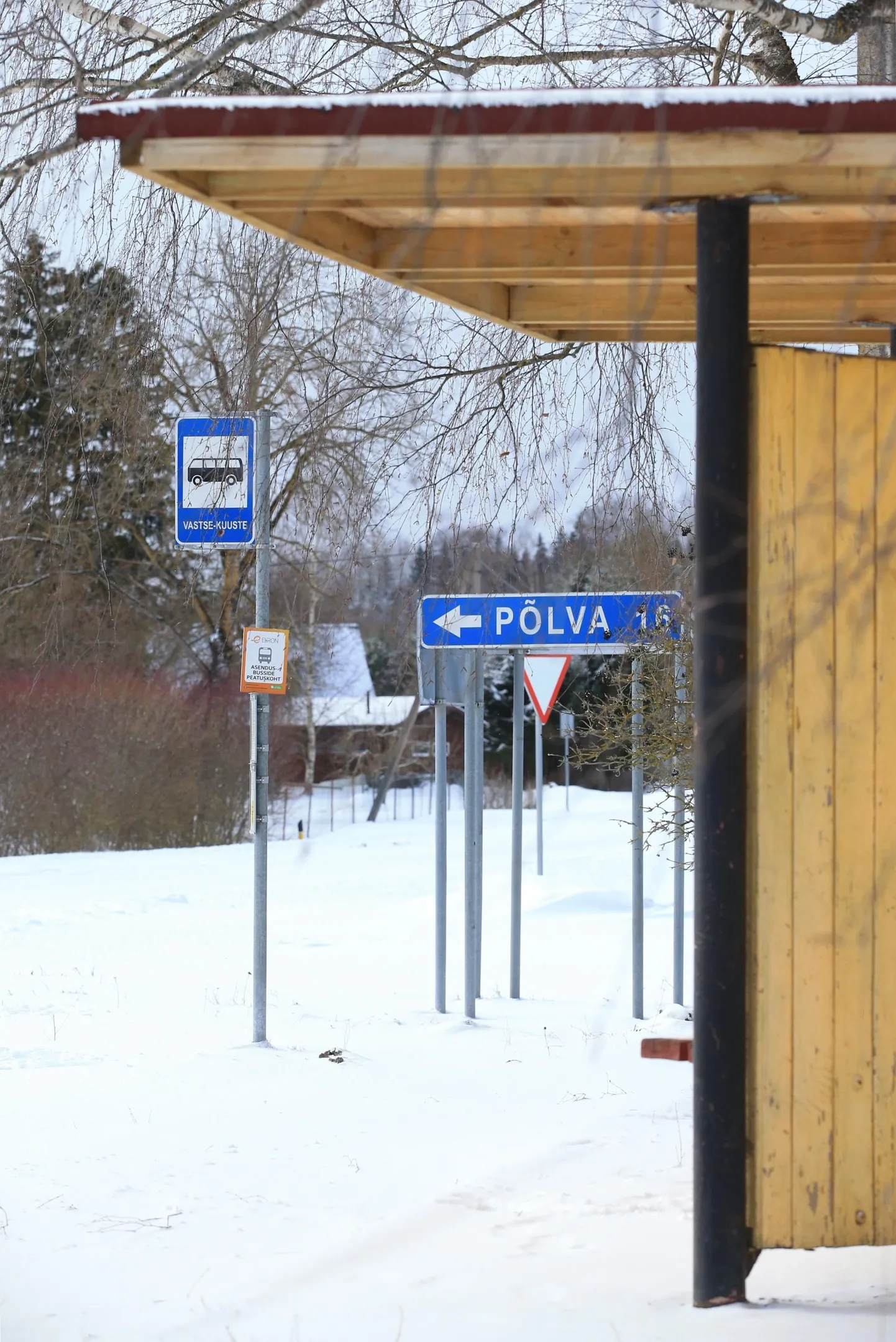 Vahejuhtum leidis aset Vastse-Kuuste bussipeatuses.