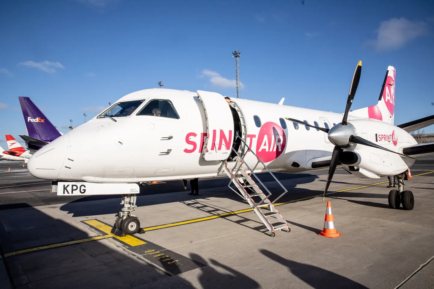 Tallinna-Kärdla lend. Pilt on illustratiivne.