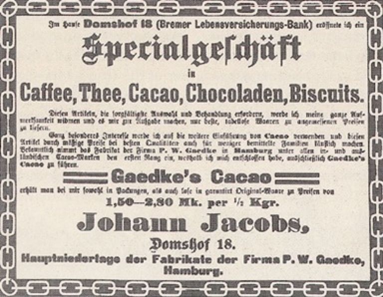 .Jacobsi kohvipoe reklaam.